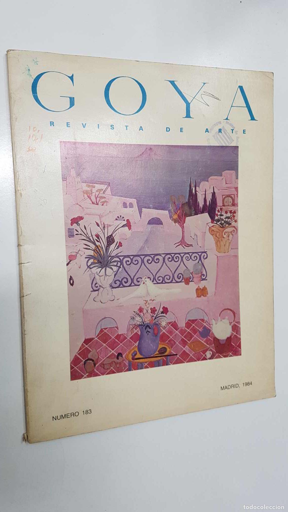 Postkarten: revista de arte: Goya num 186, mayo-junio 1985