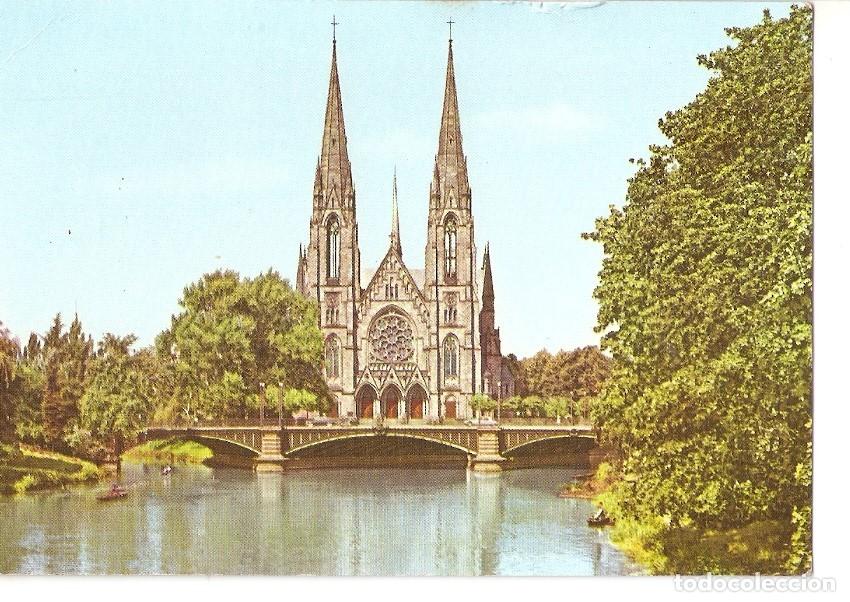Postkarten: Postal 042112 : Strasbourg. Eglise Saint-Paul - Varios