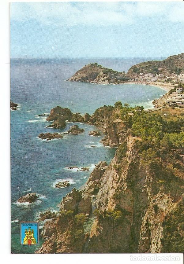 Postcards: Postal 042118 : Tossa de Mar (Gerona) - Espa&ntilde;a. Acantilados Les Illetes - Varios