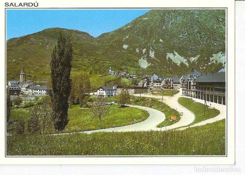 Postais: Postal 042374 : Vall dAran (Lleida). Salardu al fons Unya - Varios