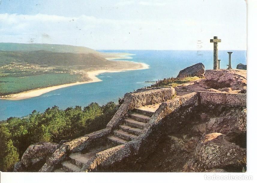 Cartoline: Postal 042834 : La guardia (Pontevedra). Monte de Santa Tecla desembocadura del Mi&ntilde;o y Costa Portugu