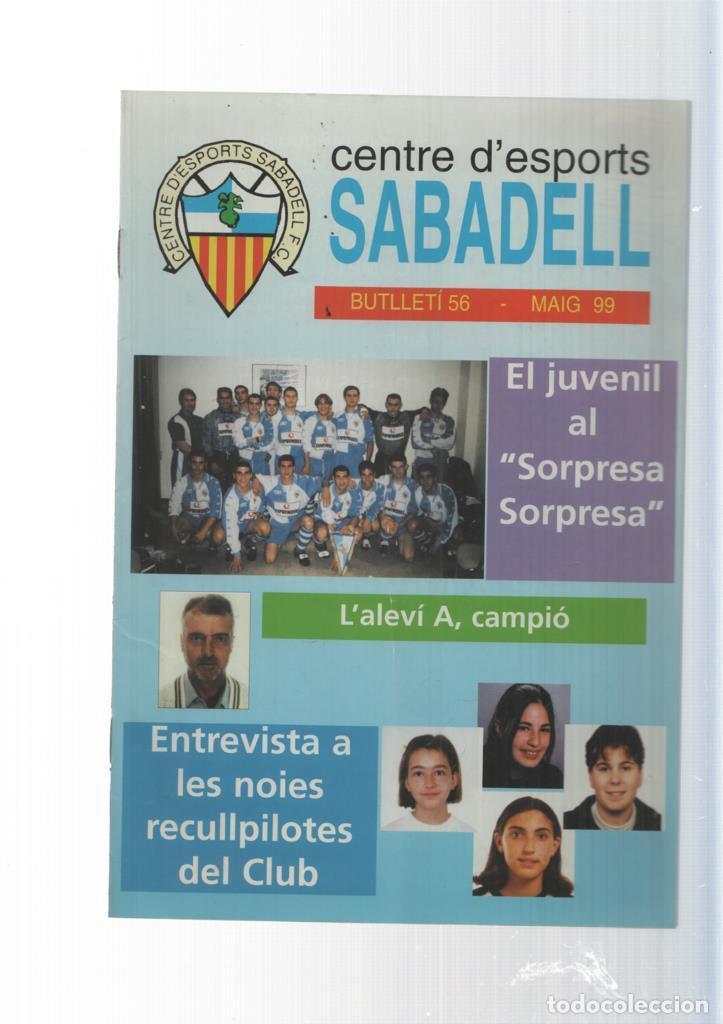 Postkarten: Centre d esports Sabadell F.C. butlleti 56 maig 99: El juvenil al sorpresa sorpresa- - varios