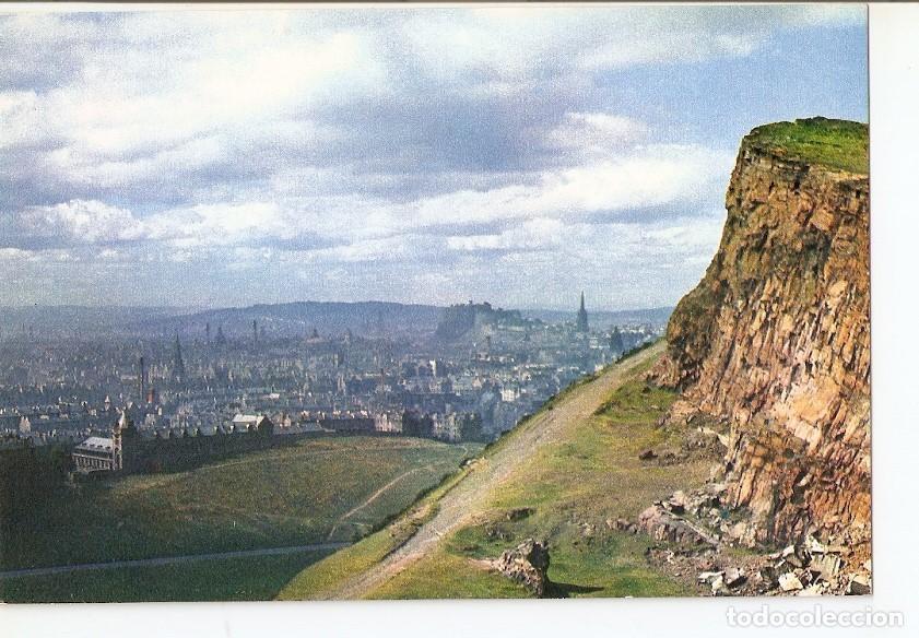 Postkarten: Postal 042712 : Edinburgh. General view from Salisbury Crags on Arthurs Seat - Varios