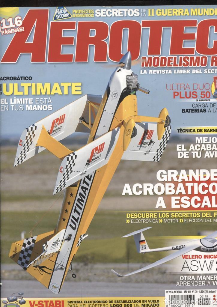 Postais: Revista Aerotec modelismo RC numero 182: Don Quijote 2009 grandes modelos en albacete - varios