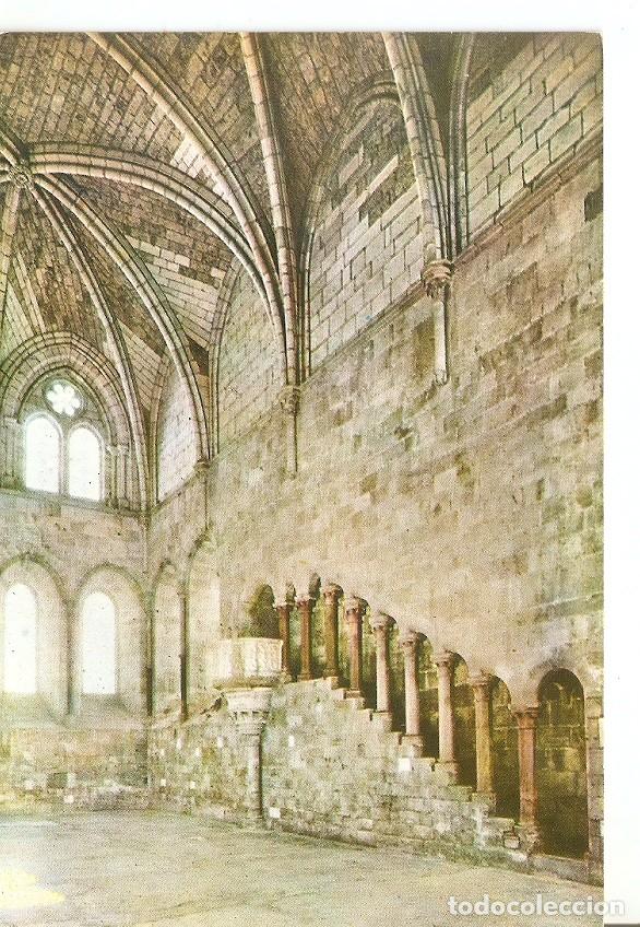 Postais: Postal 043090 : Monasterio Cisterciense de Santa Maria de Huerta (Soria). Refectorio escalera y trib