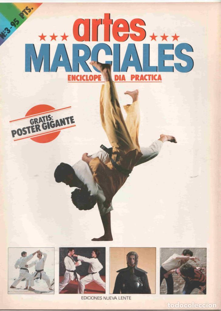 Postales: Fasciculo: Artes Marciales num 3. Enciclopedia Practica - (NO CONTIENE EL POSTER). Diagramas sobre e