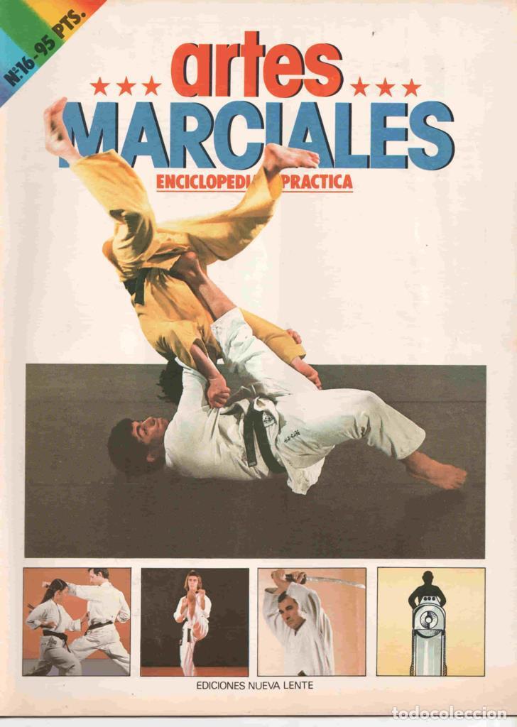 Postales: Fasciculo: Artes Marciales num 16. Enciclopedia Practica. Defensa personal descripcion del arma. Ele