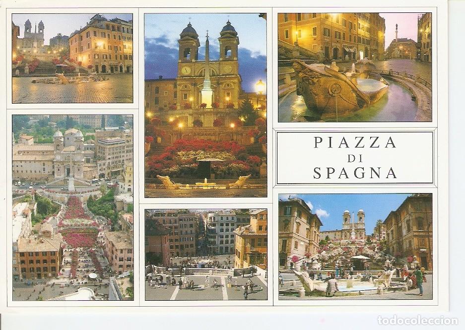 Cartoline: Postal 043895 : Piaza di Spagna. Roma - Varios