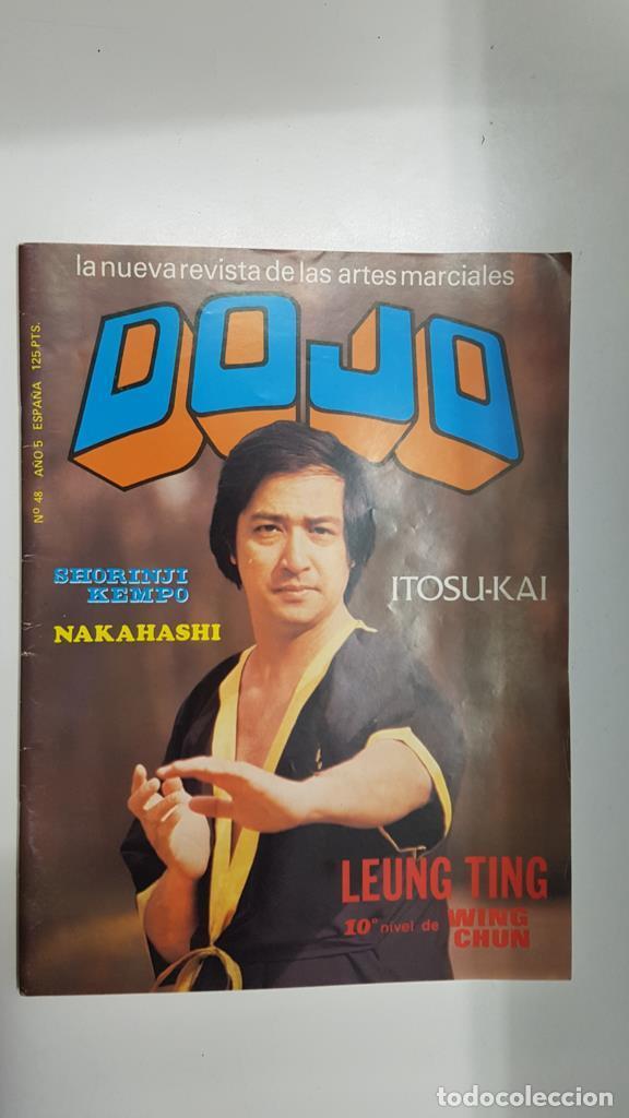 Postales: Revista: Dojo num 48, a&ntilde;o 5, 1981. La nueva revista Artes Marciales. Portada: Leung Ting 10&ordm; nivel d