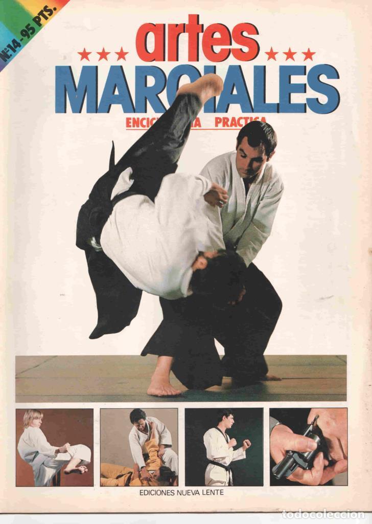 Postales: Fasciculo: Artes Marciales num 14. Enciclopedia Practica. Karate-do Mawashi Geri: Patada circular -