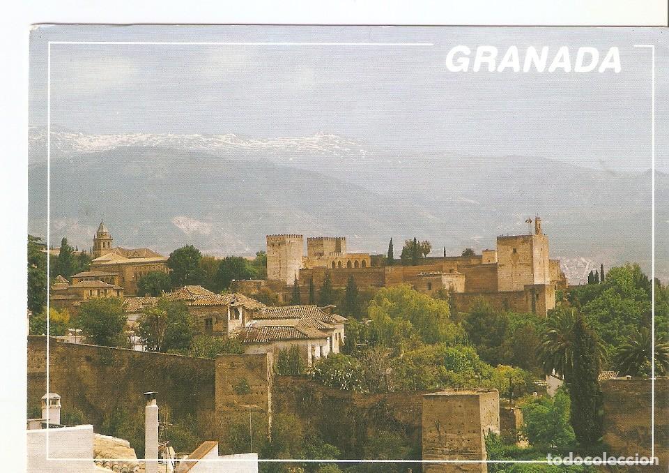 Cartoline: Postal 044183 : Granada vista panoramica de la Alhambra - Varios
