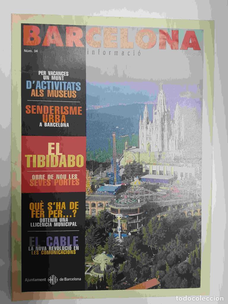 Postais: Revista Barcelona Informacio: num 34, mayo 2000. Actividades en vacaciones en los museos. Senderismo
