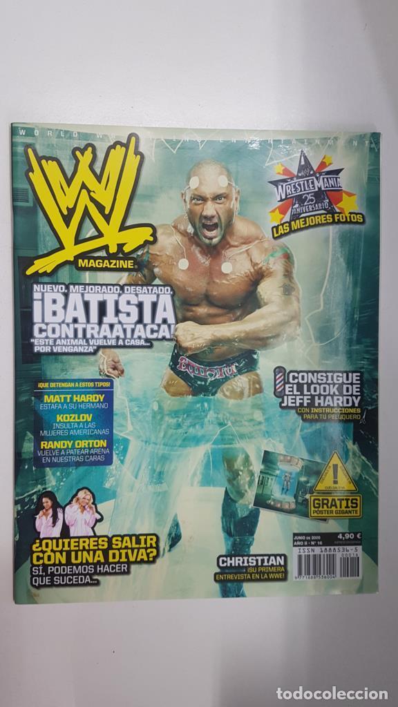 Postales: Revista lucha libre: WWE Magazine num 16 a&ntilde;o II, junio de 2009. Wrestlemania 25 aniversario, las mej