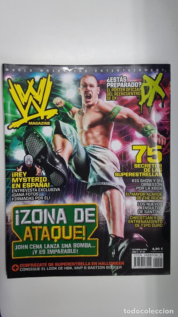 Postales: Revista lucha libre: WWE Magazine a&ntilde;o II num 20, octubre 2009. Poster oficial del reencuentro de DX.