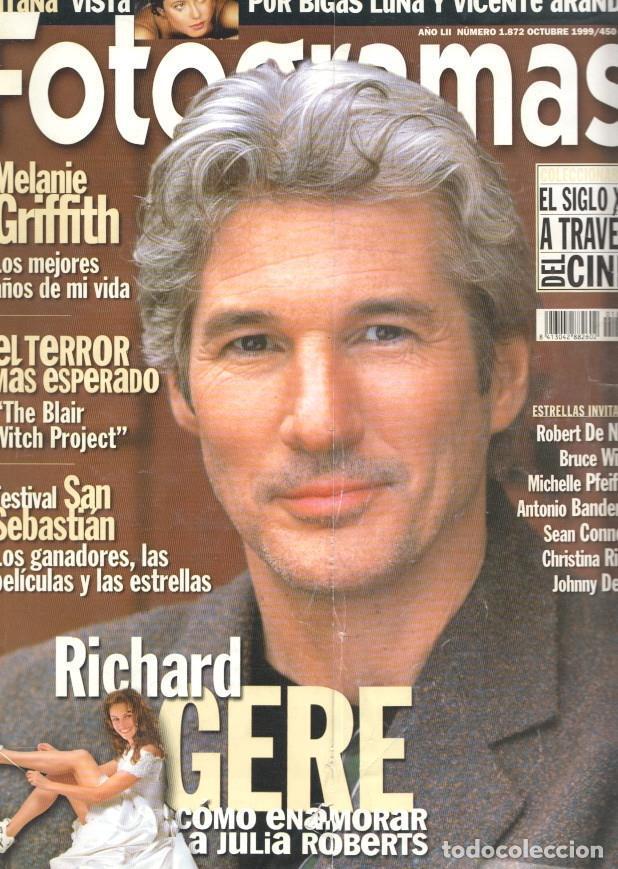 Postcards: Fotogramas numero 1872, octubre 1999: Richard Gere, como enamorar a Julia - varios