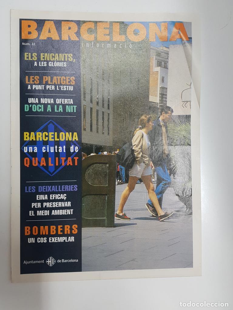 Cartoline: Revista Barcelona Informacio: num 22, juny 1998. Els Encants a les Glories, Bombers un cos eaaaaaaaa