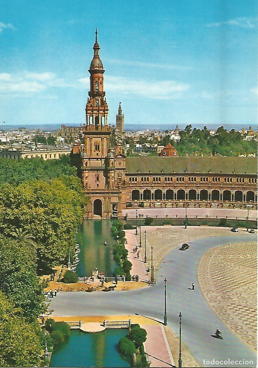 Postkarten: Postal 52253: SEVILLA - Plaza de Espa&ntilde;a - Varios