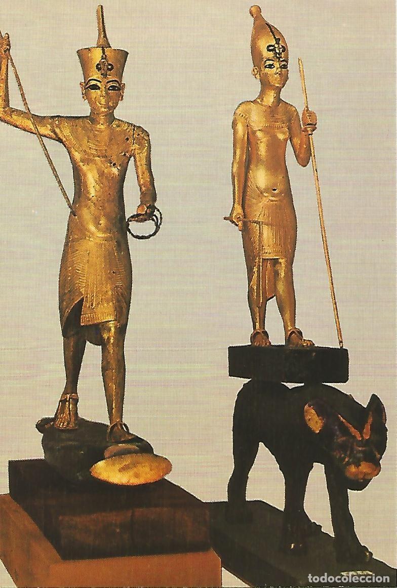 Postkarten: Postal 52633: Estatuas de oro de Tutankhamon - Varios