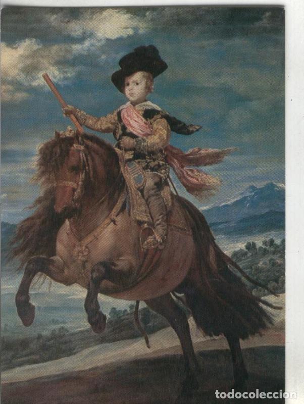 Postales: Postal 000226: Museo del prado: El Principe Baltasar Carlos a caballo (Velazquez) - Varios