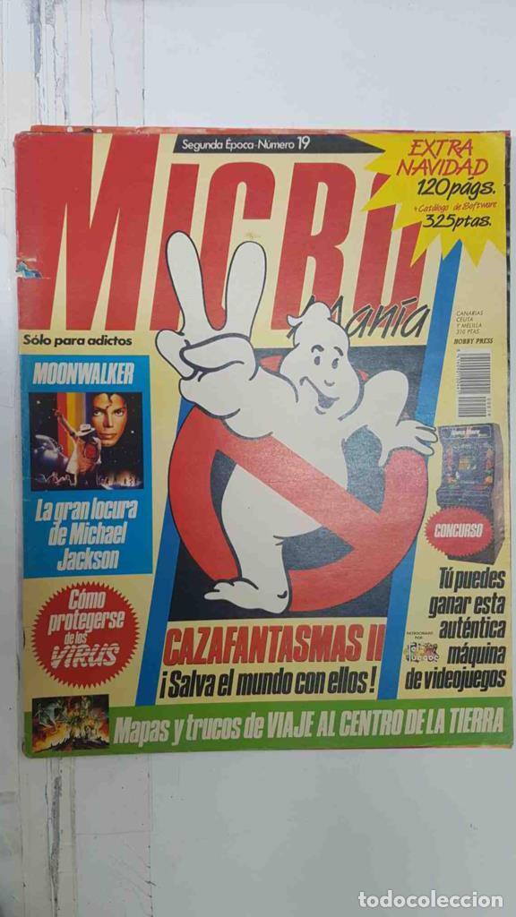 Postales: Revista Micromania Segunda Epoca num 19, A&ntilde;o V, Dic 1989. Extra Navidad - Art&iacute;culo sobre como se hiz