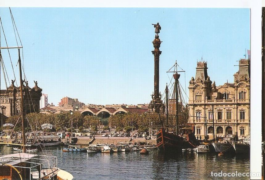 Cartoline: Postal 044520 : Barcelona. Puerto y Monumento a Colon - Varios