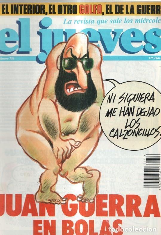 Postales: El Jueves revista semanal numero 0716: poster de Aznar y su soldadito - Varios