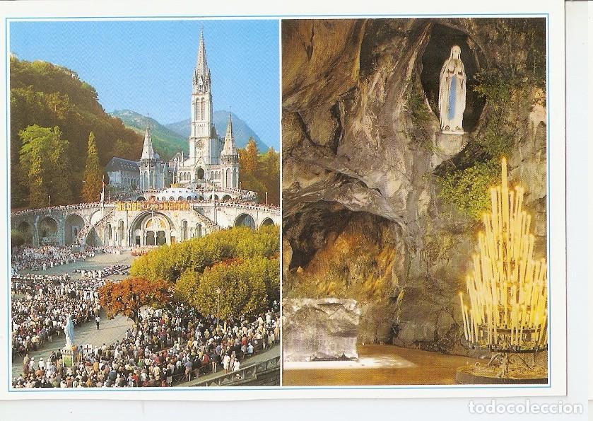 Cartoline: Postal 044894 : Lourdes. La Basilica y la Gruta - Varios