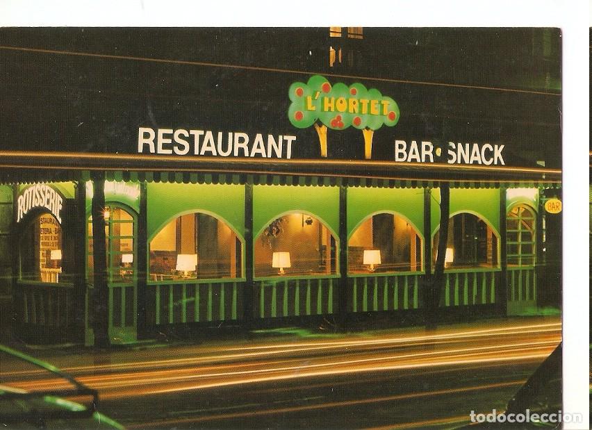 Postales: Postal 044452 : Restaurant LHortet Bar Snack (Barcelona) - Varios
