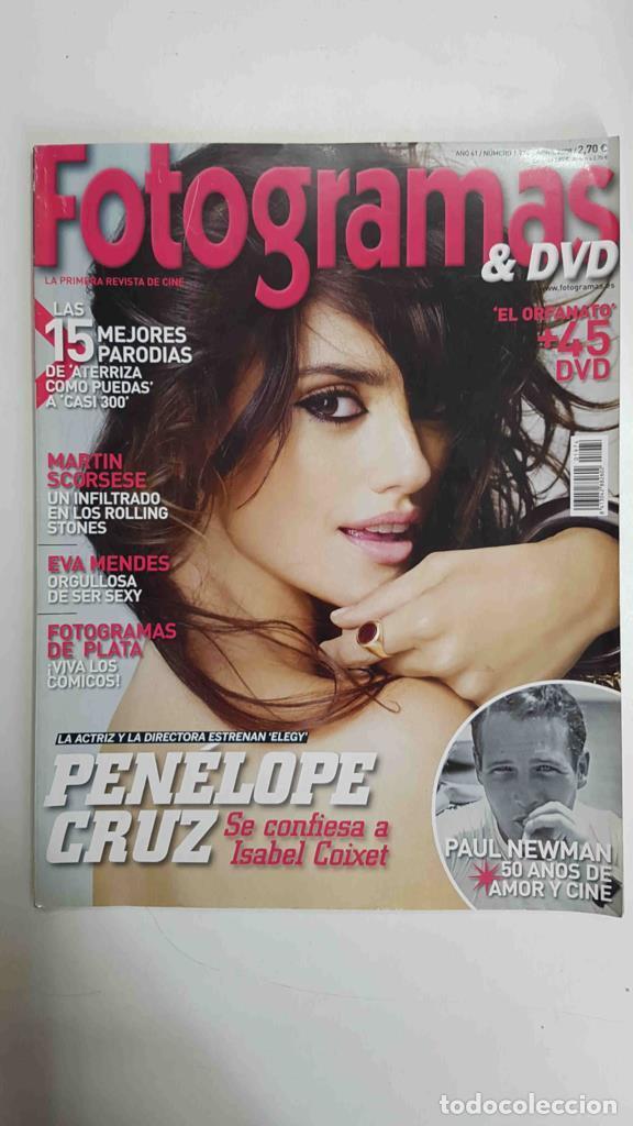 Postales: Revista Fotogramas & DVD: numero 1974 / a&ntilde;o 61, abril 2008. Portada: Penelope Cruz se confiesa a Isa