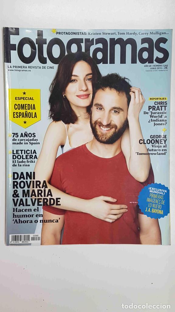 Postkarten: Revista Fotogramas: numero 2060 / a&ntilde;o 68, junio 2015. Portada Dani Rovira y Maria Valverde en Ahora