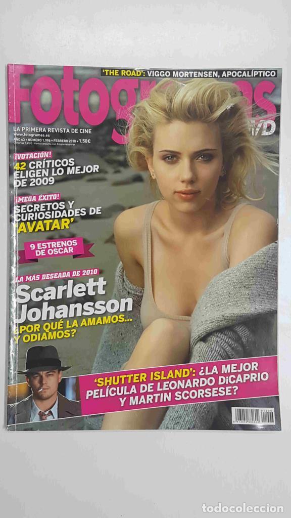 Postkarten: Revista Fotogramas & DVD: numero 1996 / a&ntilde;o 63, febrero 2010 - Portada Scarlett Johansson, razones p