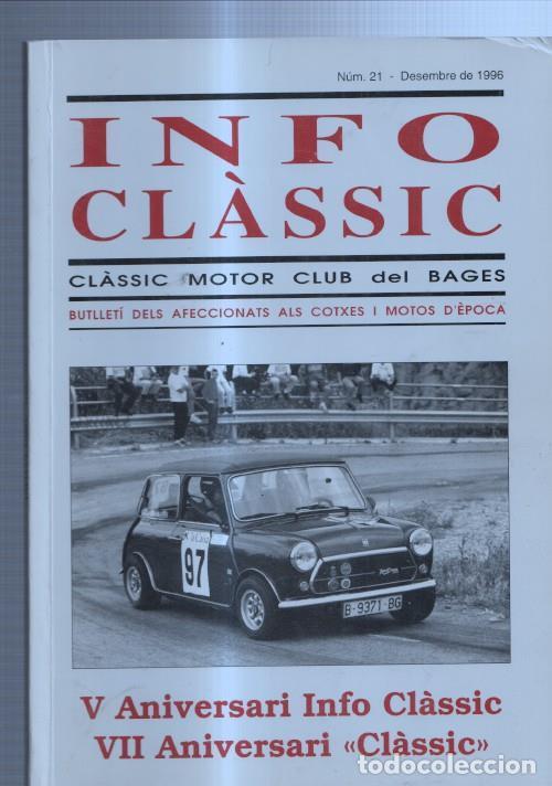 Postales: Info Classic numero 21: Concentracion en Rubi, Auto retro 1996 - varios