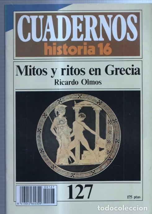 Postcards: Revista Cuadernos Historia 16 numero 127: Mitos y ritos en Grecia - Ricardo Olmos