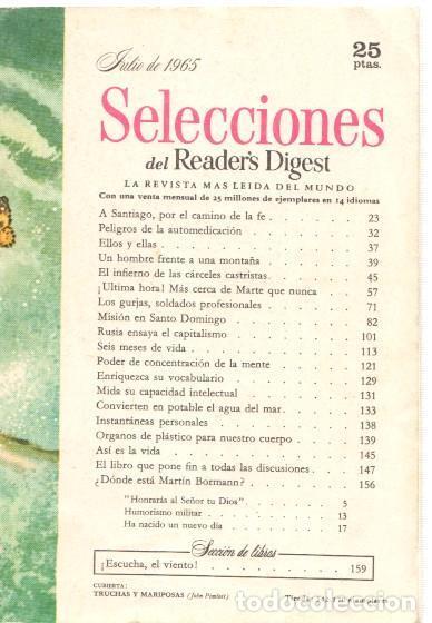 Postales: Selecciones del Reader s Digest.julio 1965: A Santiago, por el camino de la fe- - varios