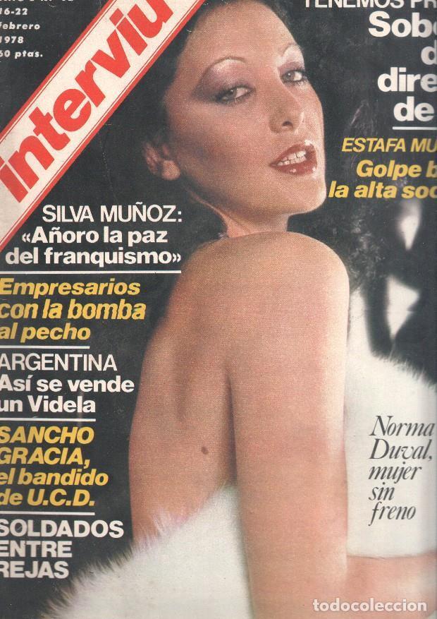 Cartoline: INTERVIU numero 0092, febrero 1978: Norma Duval en portada - Varios autores