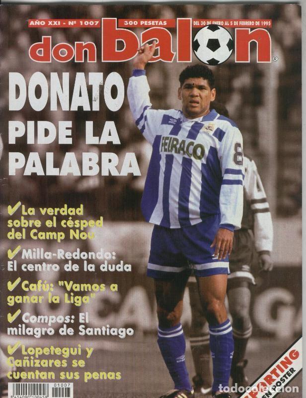 Postales: Don Balon numero 1007: poster del Sporting de Gijon - Varios