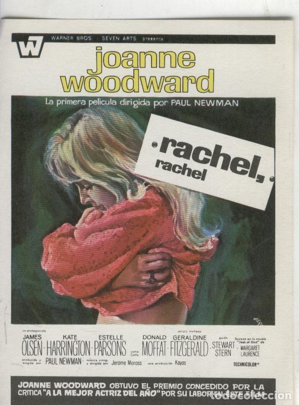 Cartoline: Programas de Cine: Rachel, rachel - Varios