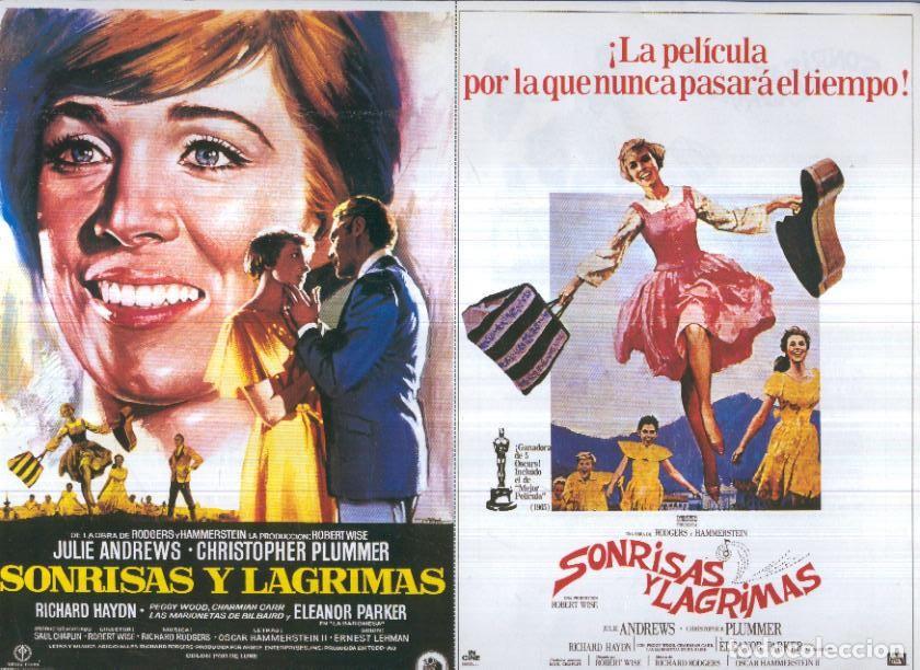 Postales: Caratula cine 30x22 cm: Sonrisas y lagrimas - Varios