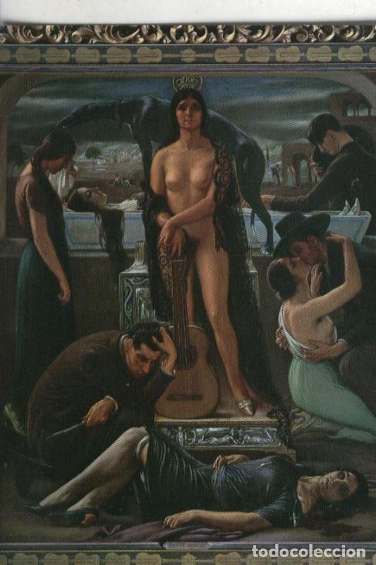 Postales: Postal : Julio Romero de Torre: Cante Hondo - Varios