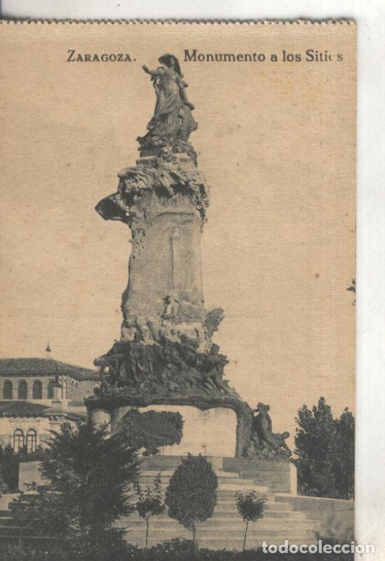 Postais: Postal B/N 0052 : Monumentos a los Sitios en Zaragoza - Varios