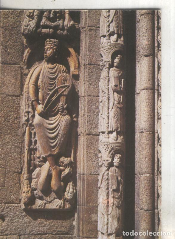 Postales: Postal 4770 : El Rey David en fachada catedral Santiago Compostela - Varios