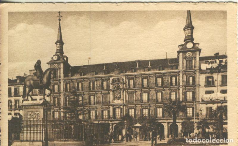 Postais: Postal B/N 0268 : Plaza Mayor de Madrid - Varios