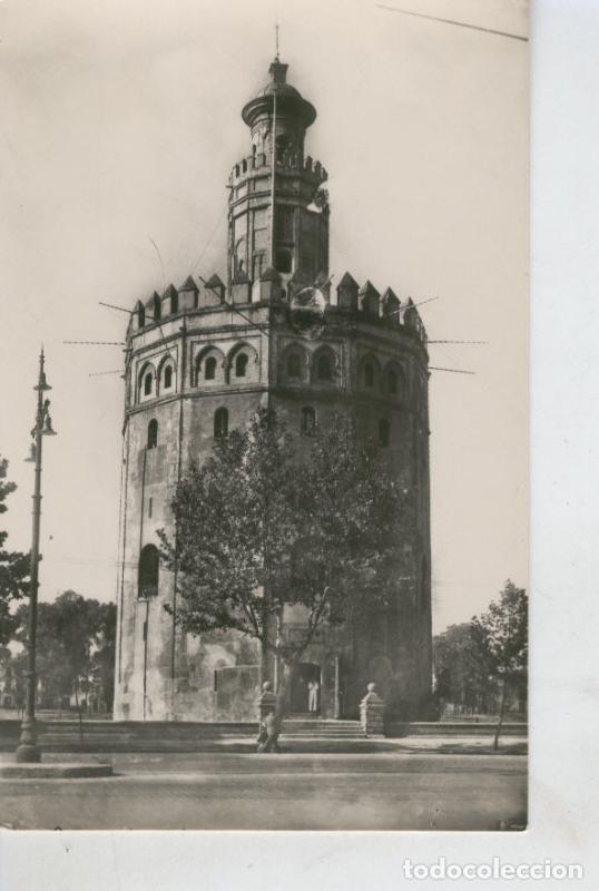 Postkarten: Postal B/N 0409 : Torre del Oro en Sevilla - Varios