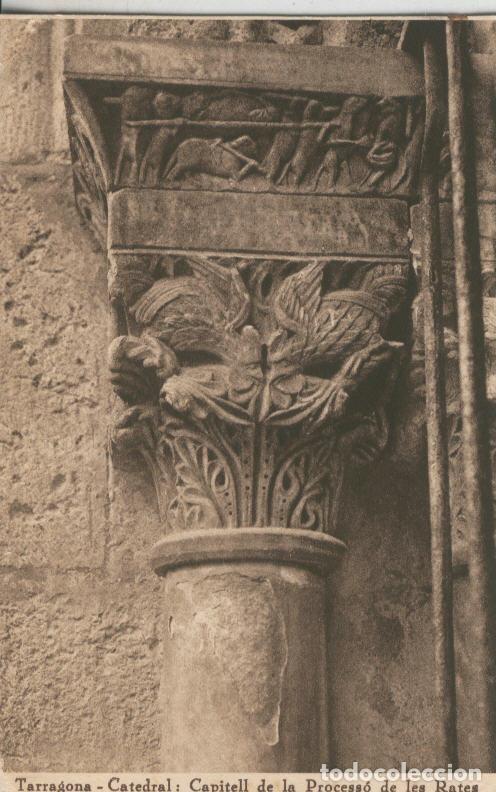 Cartoline: Postal 010167: Tarragona: capitel procesion de les rates al claustre catedral - Varios