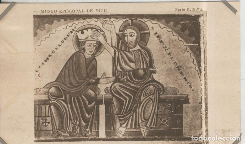 Postkarten: Postal 010257: Vich: museo episcopal: Coronacio de Maria, Frontal pintat - Varios