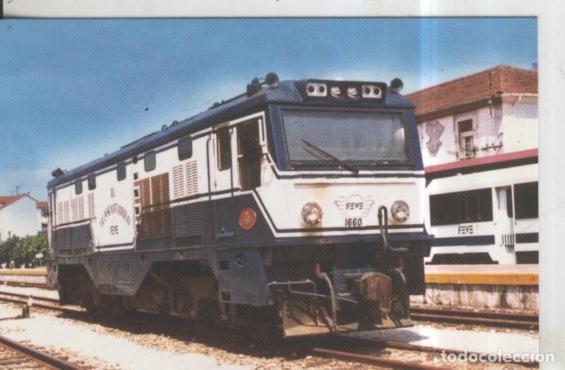 Postkarten: Postal 010969: Locomotora disel electrica 1660 en LLanes, Asturias en 2001 - Varios