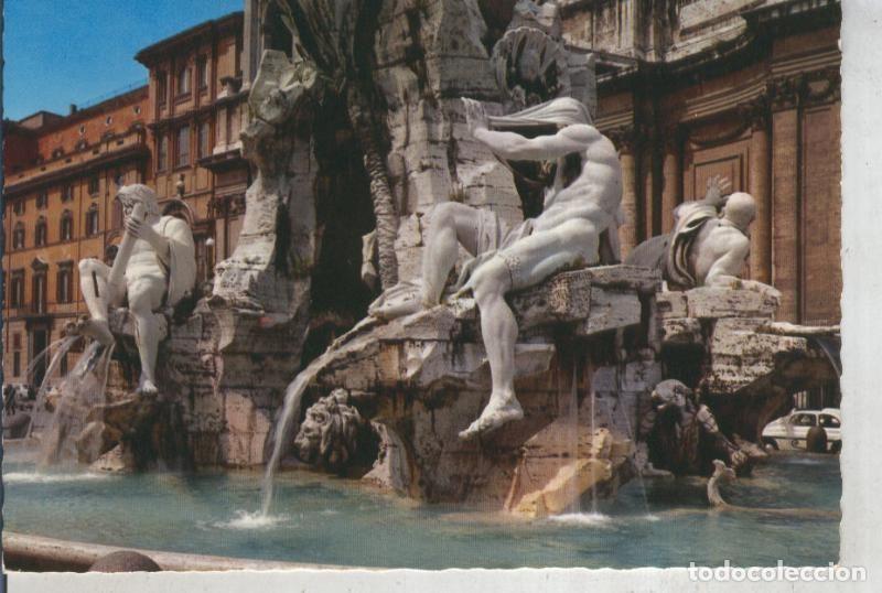 Postkarten: Postal 011277: Fuente de la Piazza Navona en Roma - Varios