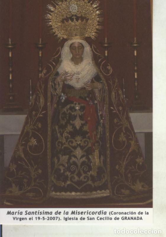 Postcards: Postal 011712: Virgen Ntra Sra Santisima de la Misericordia, iglesia San Cecilio en Granada - Varios