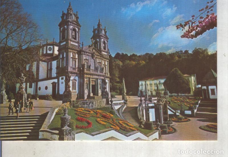 Postkarten: Postal 014150: Frontispicio do Santuario de Bom Jesus, Braga, Portugal - Varios