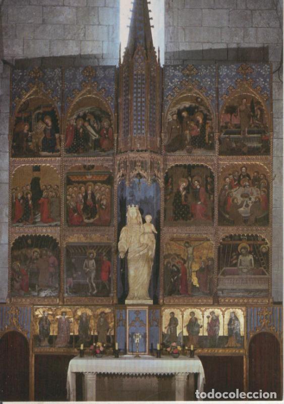 Postcards: Postal 016141: Retablo Nta Sra del Roser en Sant Martin Sarroca, Barcelona - Varios